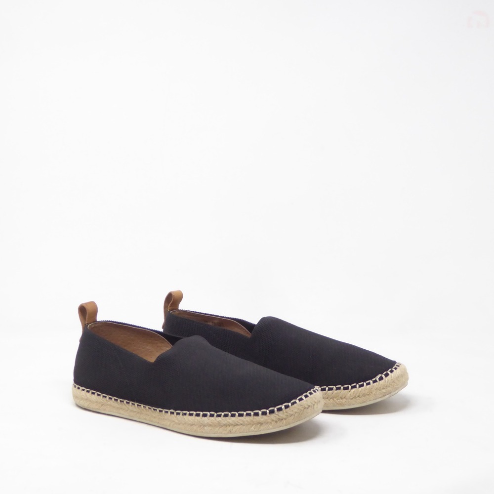 Gentle Souls Women Lizzy Slip On Espadrille Black Knit Flats Size 6